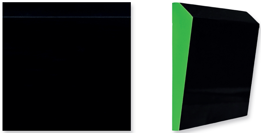Керамическая плитка Heralgi Side Black Lime Fluor, цвет разноцветный, поверхность глянцевая, квадрат, 150x150