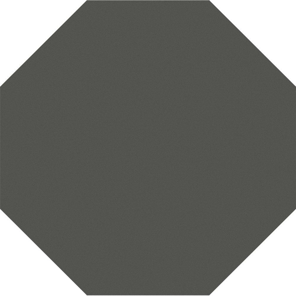 Керамогранит Kerama Marazzi Агуста серый темный натуральный SG244800N, цвет серый, поверхность натуральная, восьмиугольник, 240x240