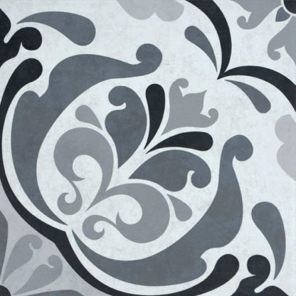 Декоративные элементы Heralgi Tempo Aged Grey, цвет серый, поверхность матовая, квадрат, 200x200