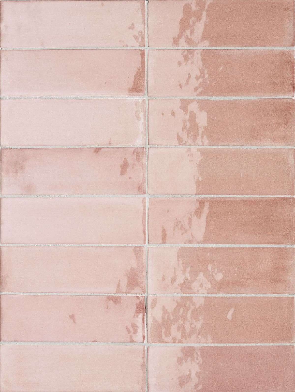 Керамическая плитка Sartoria Tbrick Pink Panther SATB0916G, цвет розовый, поверхность глянцевая, прямоугольник, 52x160