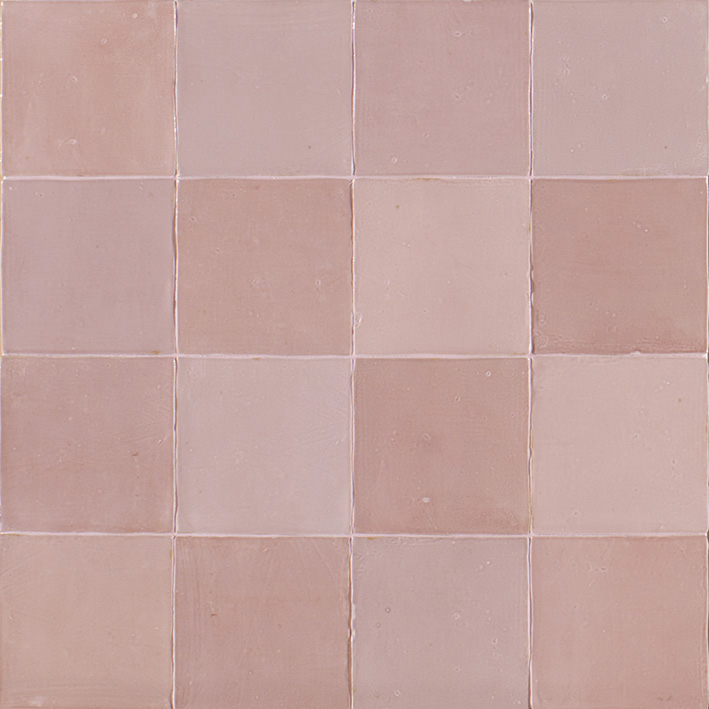 Керамическая плитка L'Antic Colonial Nazari Asilah L138001041, цвет розовый, поверхность глянцевая, квадрат, 115x115