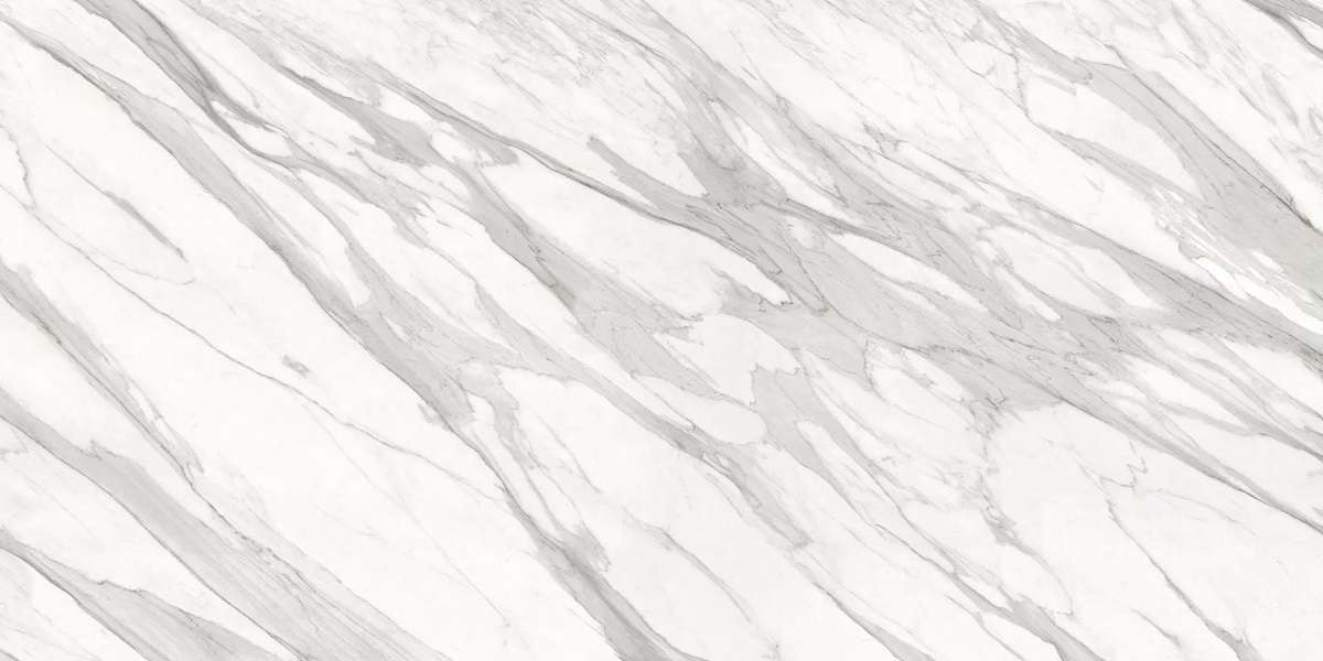 Широкоформатный керамогранит Neolith Classtone Calacatta Gold CG1 Ultrasoft 12mm, цвет белый серый, поверхность сатинированная, прямоугольник, 1600x3200