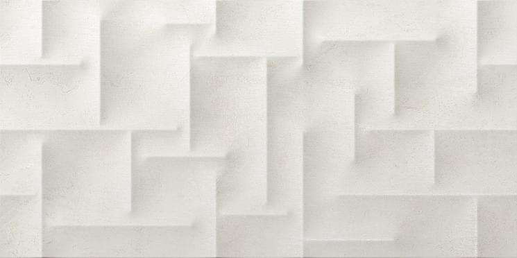 Керамогранит Cristacer Serena Relieve Blanco, цвет белый, поверхность глянцевая, прямоугольник, 450x900