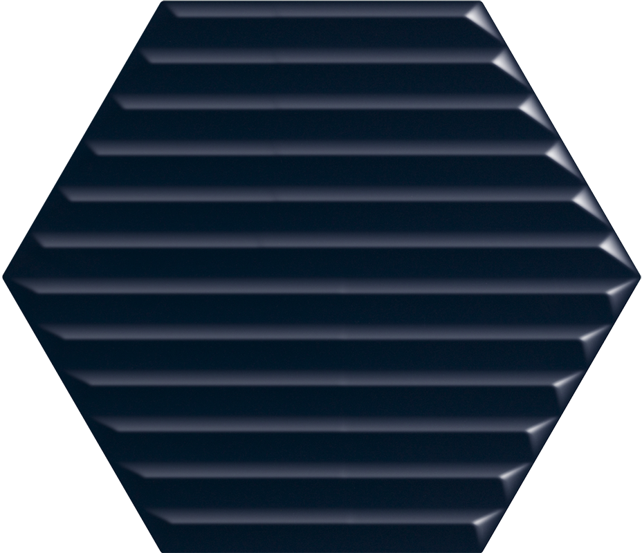 Керамическая плитка Paradyz Intense Tone Blue Heksagon Struktura B Sciana, цвет синий, поверхность структурированная, шестиугольник, 171x198