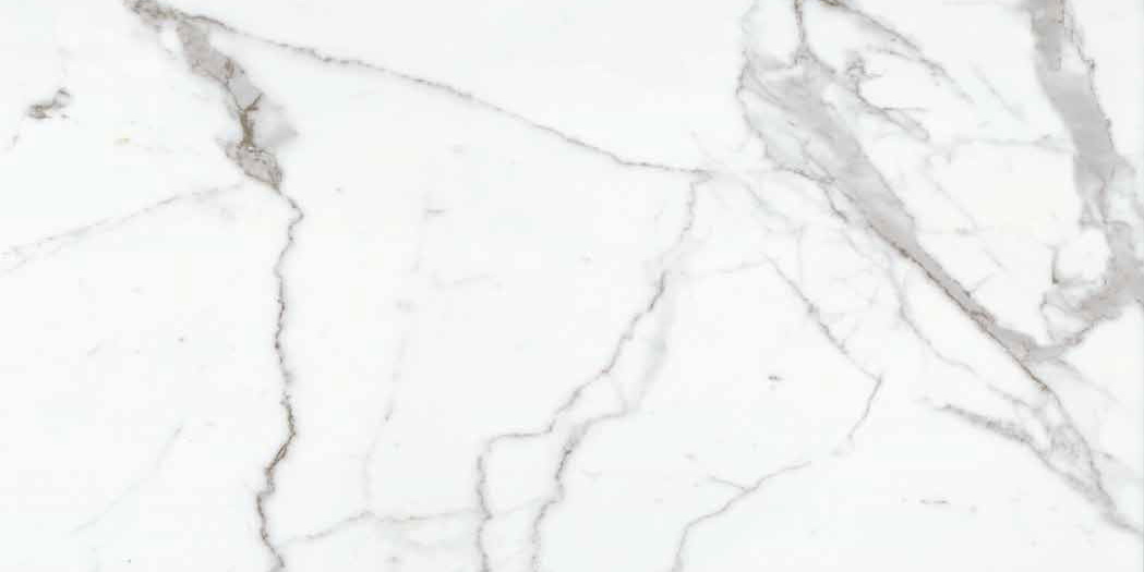 Керамогранит PMA Ceramic Statuario White Glazed Polished FGPB-R1045-1, цвет белый, поверхность полированная, прямоугольник, 600x1200