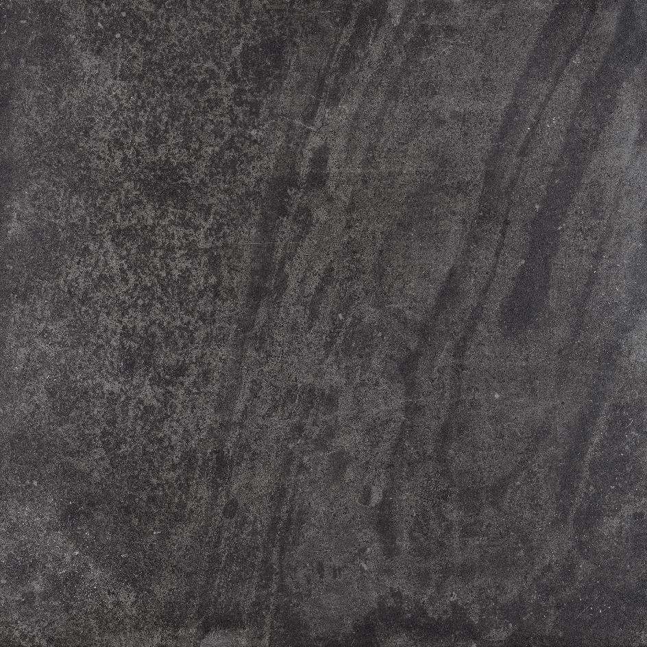 Керамогранит Piemme Uniquestone Nite Lev. Ret. 01695, цвет чёрный, поверхность полированная, квадрат, 600x600