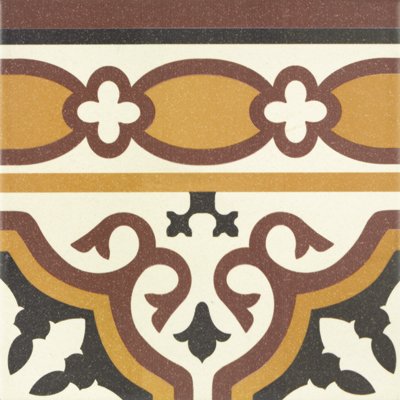 Декоративные элементы Mainzu Cenefa Victorian Gotic, цвет разноцветный, поверхность матовая, квадрат, 200x200