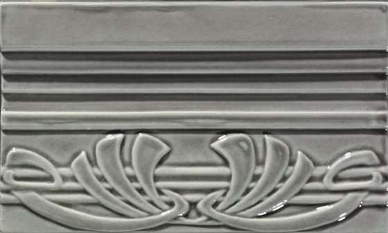 Бордюры Grazia Epoque Terminale Deco Grey Craquele TED4, цвет серый, поверхность глянцевая, квадрат, 120x200