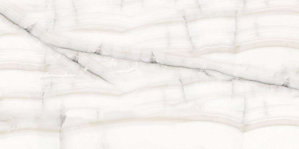 Керамогранит Maimoon Maimoon Bianco Onyx glossy, цвет белый, поверхность глянцевая, прямоугольник, 600x1200