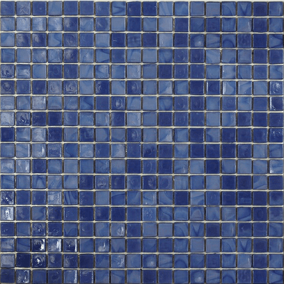 Мозаика Art & Natura Classic Inez, цвет синий, поверхность глянцевая, квадрат, 295x295
