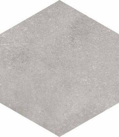 Керамогранит Vives Hexagono Rift Cemento, цвет серый, поверхность матовая, шестиугольник, 230x266