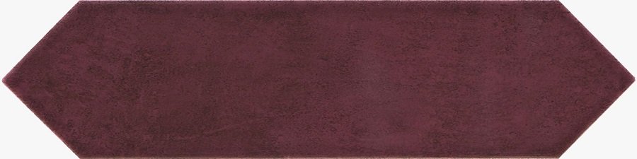 Керамическая плитка Pamesa Jubilee-Queensbury Grana, цвет бордовый, поверхность глянцевая, шестиугольник, 75x265