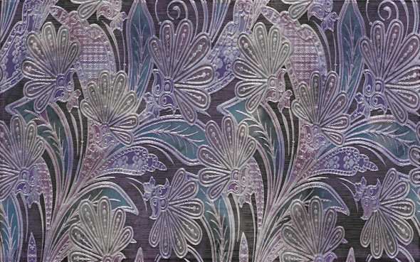 Декоративные элементы APE Decor Olga Malva, цвет фиолетовый, поверхность глянцевая, прямоугольник, 250x400