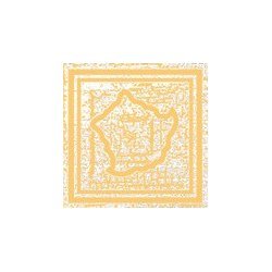 Вставки Versace Eterno Toz. Medusa Oro Ice 263173, цвет белый золотой, поверхность натуральная, квадрат, 67x67
