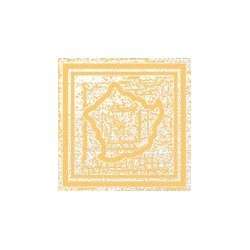 Вставки Versace Eterno Toz. Medusa Oro Ice 263173, цвет белый золотой, поверхность натуральная, квадрат, 67x67