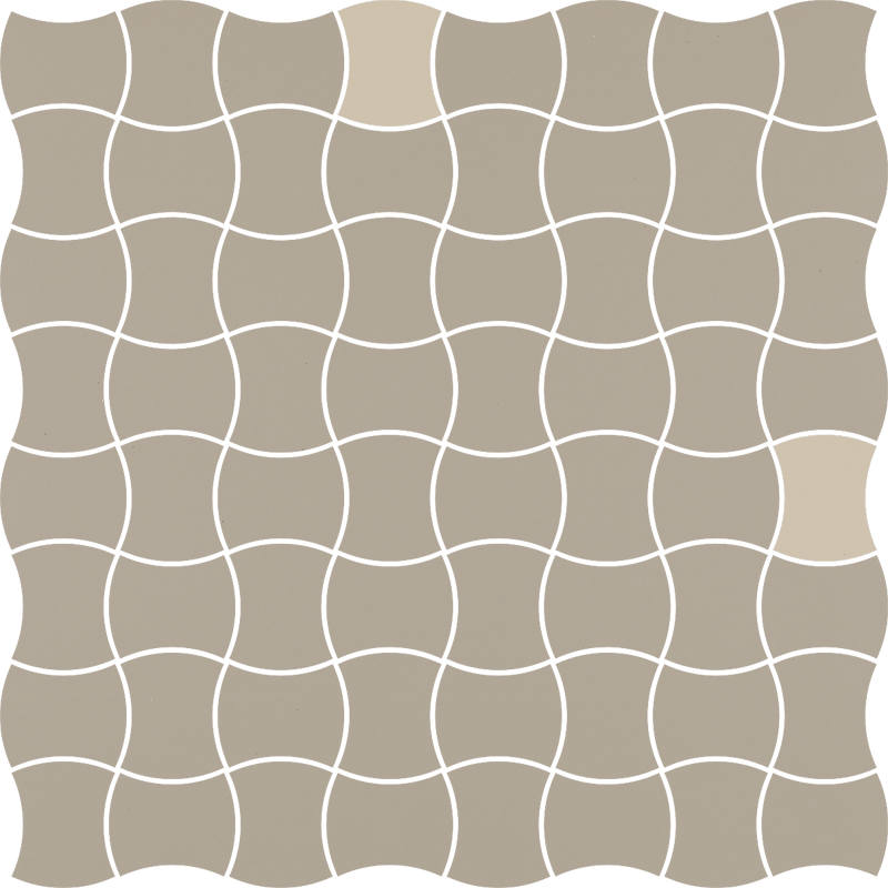 Мозаика Paradyz Modernizm Grys Mozaika Prasowana K.3,6X4,4 Mix B, цвет серый чёрный, поверхность матовая, квадрат, 309x309