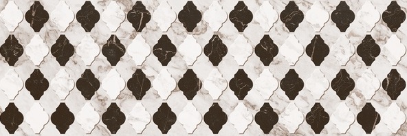 Декоративные элементы Нефрит керамика Гримм 07-00-5-17-01-06-1641, цвет коричневый, поверхность глянцевая, прямоугольник, 200x600