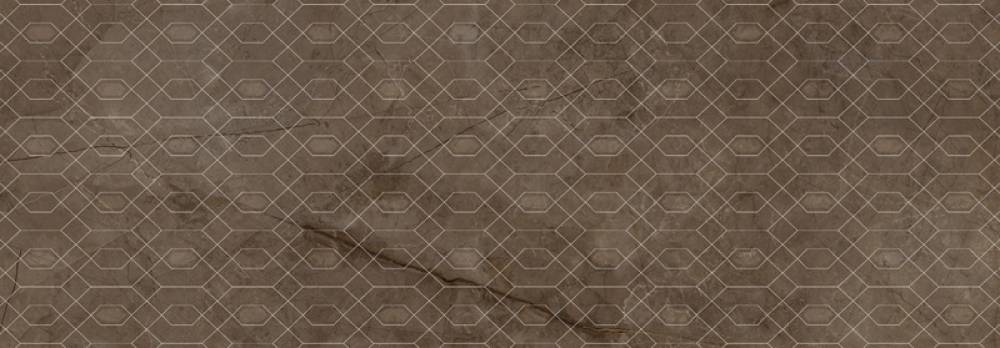 Декоративные элементы Ecoceramic EC. DC. Metissage Nuez, цвет коричневый, поверхность глянцевая, прямоугольник, 333x1000