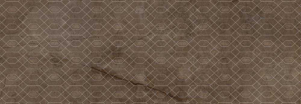 Декоративные элементы Ecoceramic EC. DC. Metissage Nuez, цвет коричневый, поверхность глянцевая, прямоугольник, 333x1000