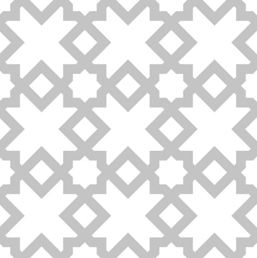 Керамогранит Ce.Si Epoque Pop Art, цвет чёрно-белый, поверхность матовая, квадрат, 200x200