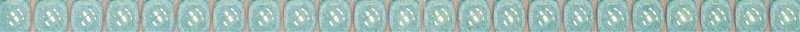 Бордюры Керамин Бисер 2, цвет бирюзовый, поверхность глянцевая, прямоугольник, 246x9