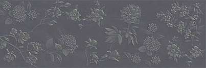 Декоративные элементы Villeroy Boch Jardin Grey Flower Matt Rec K1440UL810010, цвет серый, поверхность матовая, прямоугольник, 400x1200
