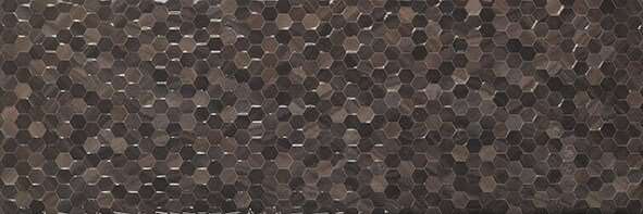 Керамическая плитка Keramex Rev. Honey Black, цвет чёрный, поверхность глянцевая, прямоугольник, 200x600
