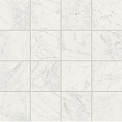 Мозаика Floor Gres Stontech 4.0 Stone 01 High Glossy 6mm Mos (7,5X7,5) 761437, цвет белый, поверхность полированная, квадрат, 300x300