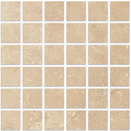 Мозаика La Fabbrica Chianca Mosaico Carparo 184403, цвет коричневый, поверхность матовая, квадрат, 300x300