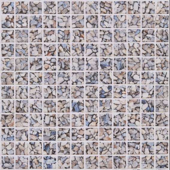 Мозаика Mosavit Print Anti Perissa Beige, цвет бежевый, поверхность матовая, квадрат, 316x316