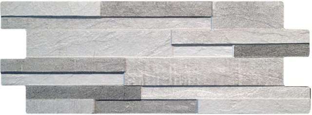 Мозаика Brennero Concrete Muretto Pearl, цвет серый, поверхность матовая, под кирпич, 160x400