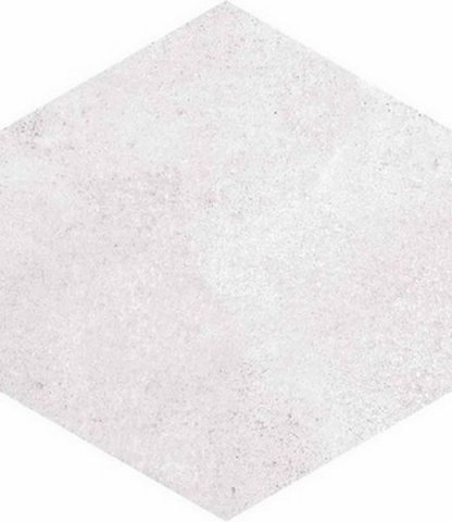 Керамогранит Vives Hexagono Rift Blanco, цвет белый, поверхность матовая, шестиугольник, 230x266