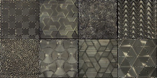 Керамическая плитка Dune Shine 188094, цвет металлик, поверхность глянцевая, квадрат, 150x150