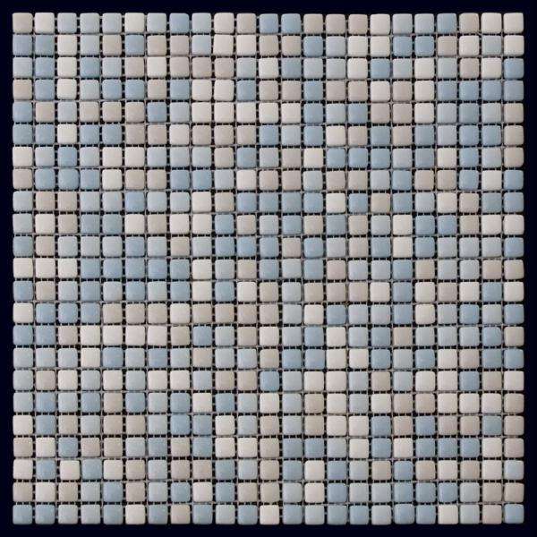 Мозаика Natural Mosaic Flex Mix TC-02 (Стекло), цвет голубой, поверхность глянцевая, квадрат, 315x315