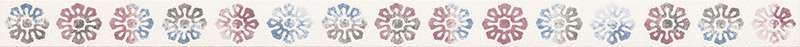 Бордюры Paul Skyfall Listello Secrets White, цвет разноцветный, поверхность глянцевая, прямоугольник, 38x600