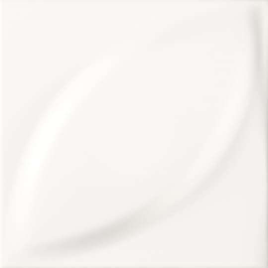 Керамическая плитка Dune Shapes 2 Mandorla White 187412, цвет белый, поверхность матовая рельефная, квадрат, 250x250