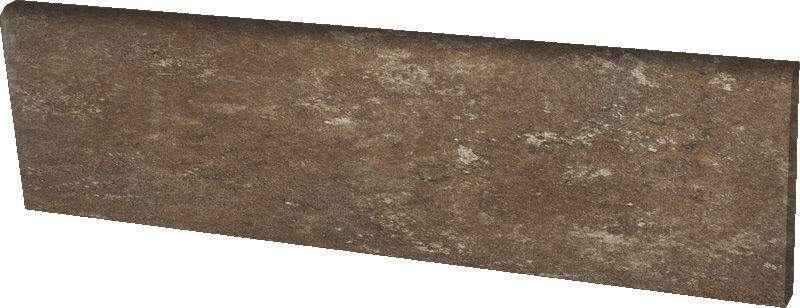 Бордюры Paradyz Ilario Brown Cokol, цвет коричневый, поверхность матовая, прямоугольник, 81x300