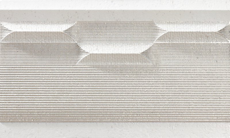 Бордюры Azulev Zocalo Frame Blanco, цвет бежевый, поверхность структурированная, прямоугольник, 150x250