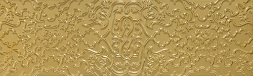 Декоративные элементы Aparici Glimpse Gold Zaida, цвет жёлтый, поверхность глянцевая, прямоугольник, 298x996