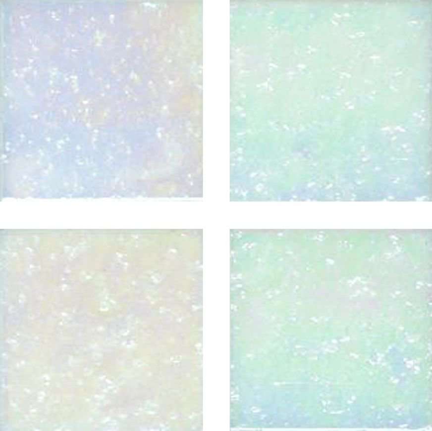 Мозаика Irida Glamour N20.201(1), цвет бирюзовый, поверхность глянцевая, квадрат, 327x327