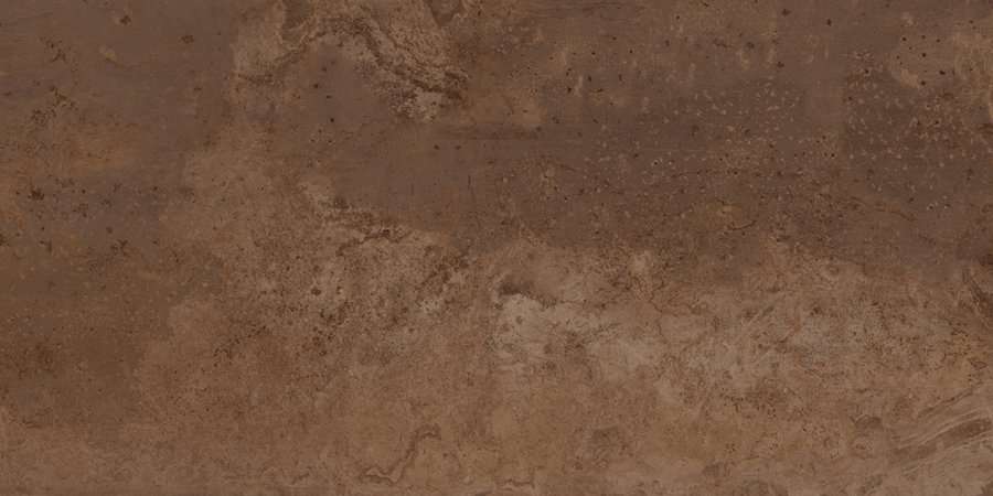 Широкоформатный керамогранит Apavisa Zinc Copper Natural, цвет коричневый, поверхность матовая, прямоугольник, 1200x2600
