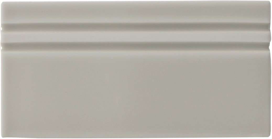 Бордюры Adex ADRI5083 Rodapie Mundaka Gray, цвет серый, поверхность глянцевая, прямоугольник, 100x200