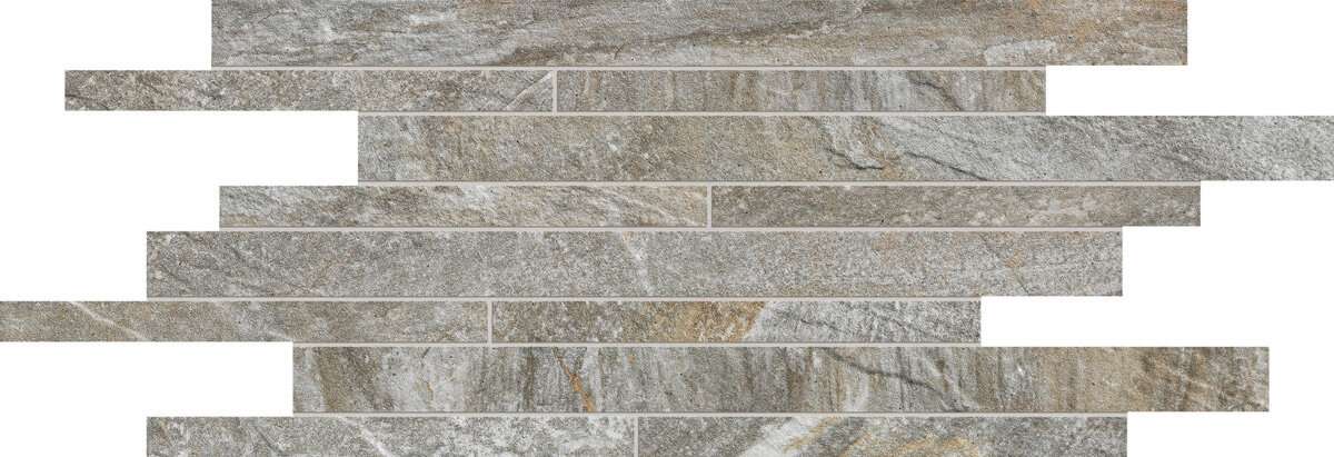 Декоративные элементы Alfalux Stonequartz Grigio Listello 7277631, цвет серый, поверхность матовая, прямоугольник, 300x600