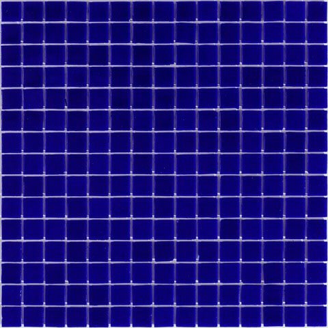Мозаика Alma Mosaic Sandy SBN17, цвет синий, поверхность глянцевая, квадрат, 327x327
