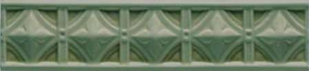 Бордюры Grazia Essenze Neoclassico Pino NEO500, цвет зелёный, поверхность глянцевая, прямоугольник, 60x260