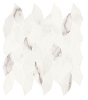 Мозаика Cerdomus Omnia Mosaico Gemma Statuario Levigato 89738, цвет белый, поверхность полированная, прямоугольник, 320x370