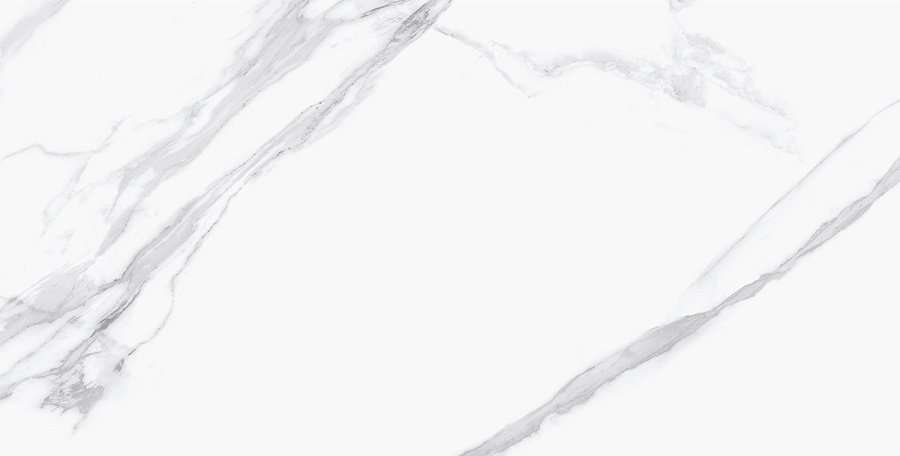 Керамогранит Staro Palacio Remix Statuario Polished, цвет белый серый, поверхность полированная, прямоугольник, 600x1200