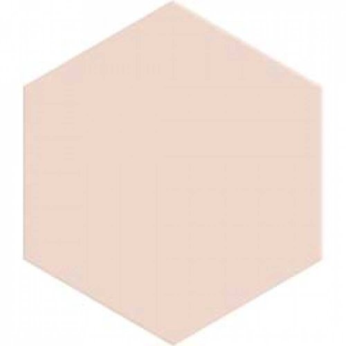 Керамическая плитка DNA Bee Pink, цвет розовый, поверхность матовая, шестиугольник, 100x115