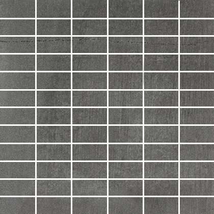 Мозаика Brennero Concrete Mosaico Rettangoli Iron Nat., цвет серый, поверхность матовая, квадрат, 300x300