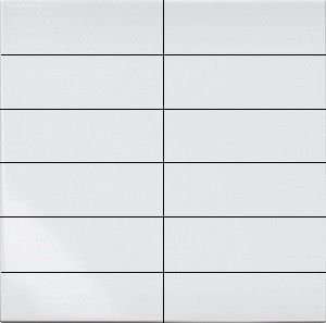 Мозаика Bardelli Wafer Bianco L.111 PZ, цвет белый, поверхность матовая, квадрат, 200x200